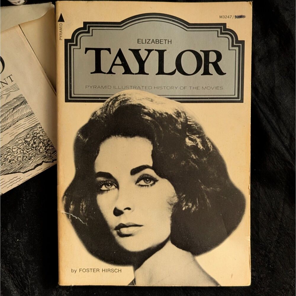 Vintage Elizabeth Taylor Illustrated History of the Movies Film Biography Book